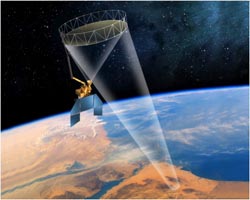 Artist rendition of SMAP spacecraft