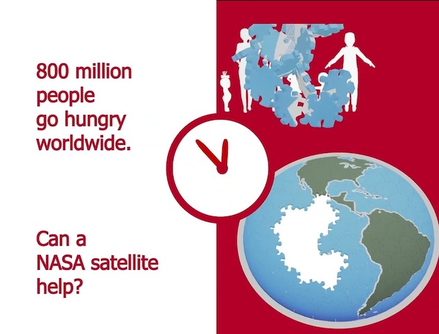 Can data from a NASA satellite help during a food crisis? 