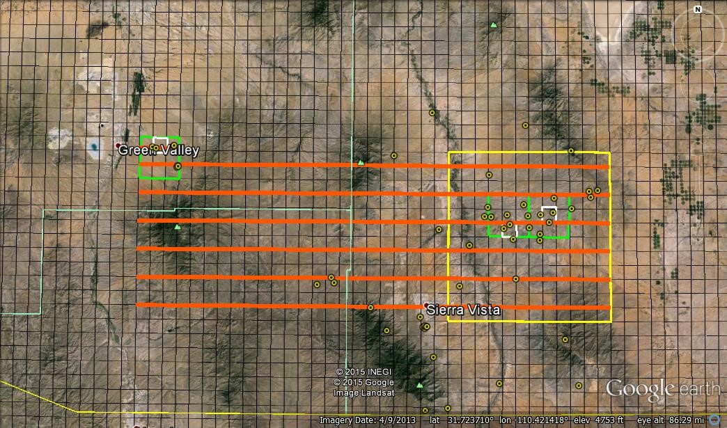 SMAPVEX15_Flight_lines_1