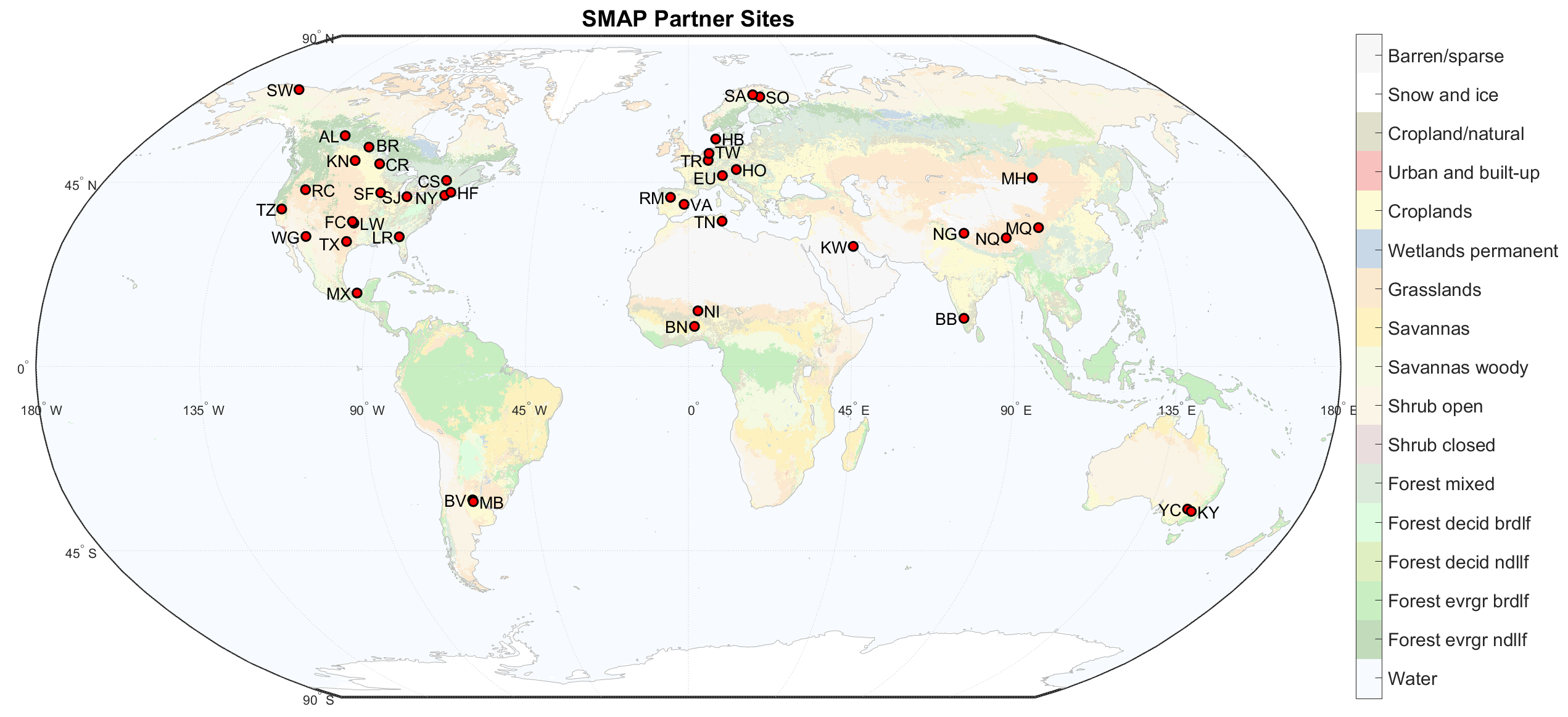 SMAP Cal/Val Partner Sites